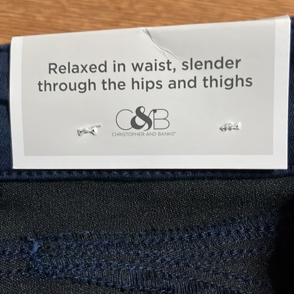 Petite Christopher and Bank size 4 slacks. Navy blue in color. - Picture 5 of 9